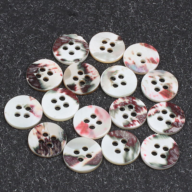 Luxury Sewing Round Natural Trocas Shell Button For Clothes factory