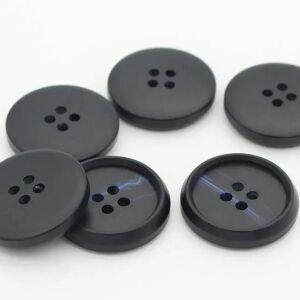The difference between plastic buttons and resin buttons