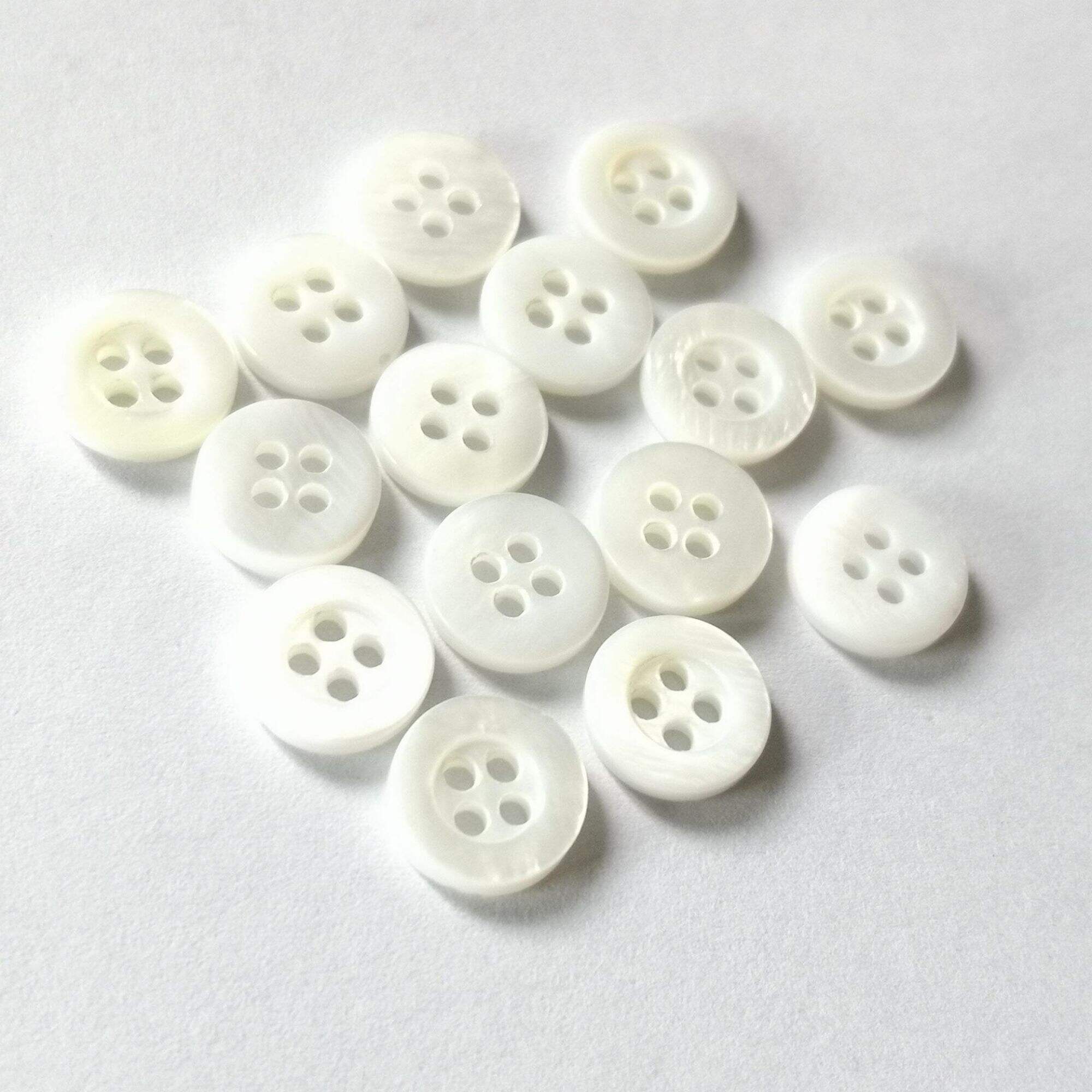 Types of shell buttons