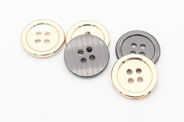 high quality 4 holes metal sewing button