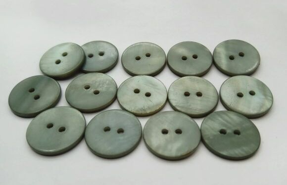 grey shell button