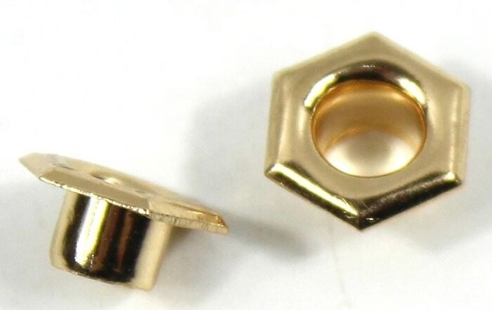 hexagon shape eyelets