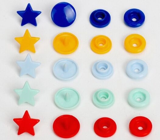 plastic snap fastener button