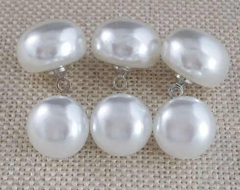 abs pearl shank button