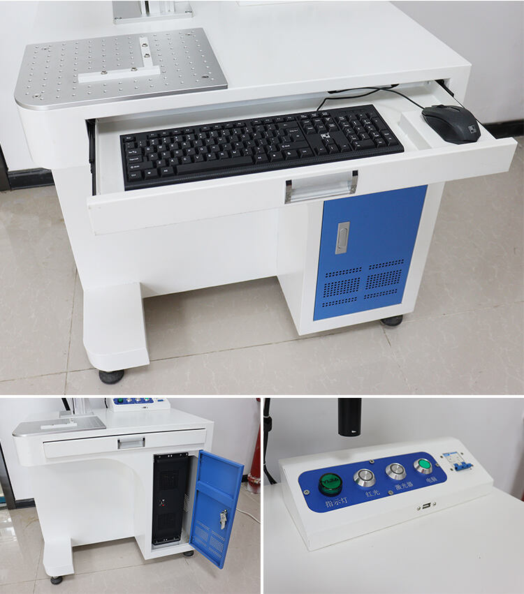 Cabinet type fiber laser marking machine details