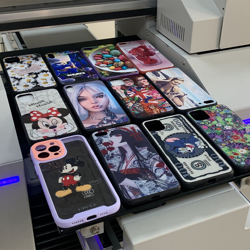 Faith High Speed A2 Uv Printing Machine With 3 Heads For Glass Bottle Mug Phone Case Flatbed Uv Printer manufacture