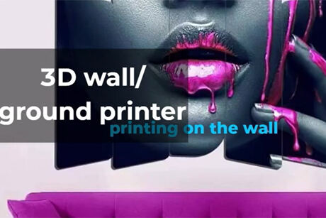 Multifunction 3d wall printer on the wall/on the ground faith.