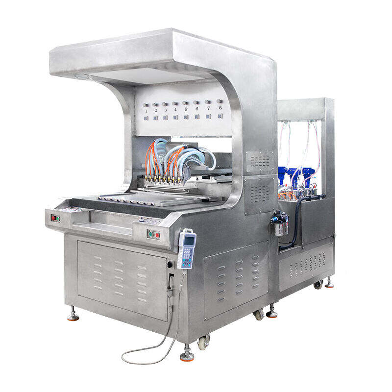 Stainless steel automatic chocolate decorating machine