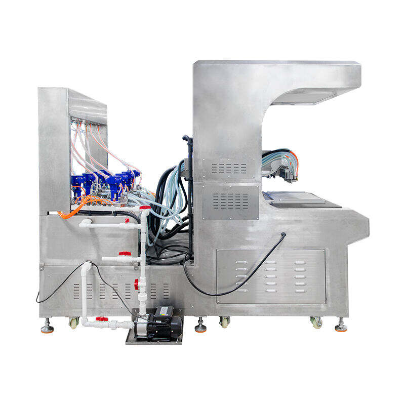 Stainless steel automatic chocolate decorating machine