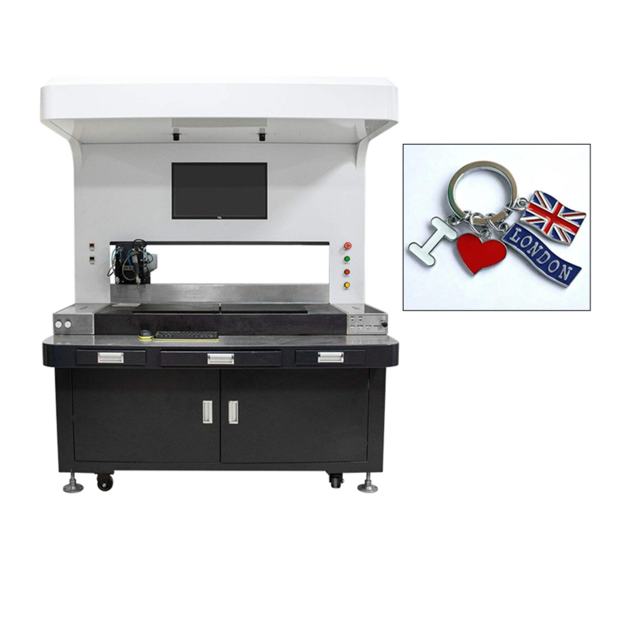 Two Stations Automatic Enamel Painting Machine