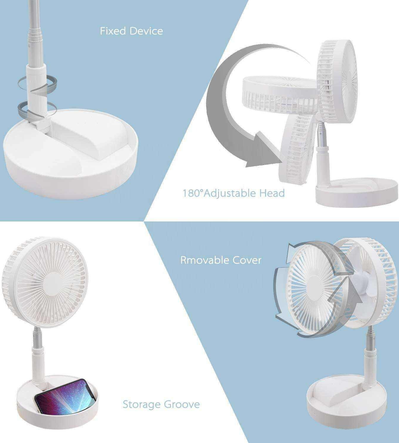 Go Green with Rechargeable Table Fans