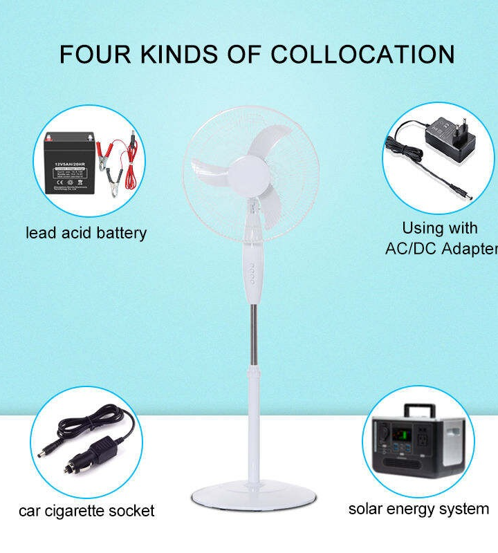 Experience Ultimate Comfort: 12V DC Stand Fan by Ani Technology