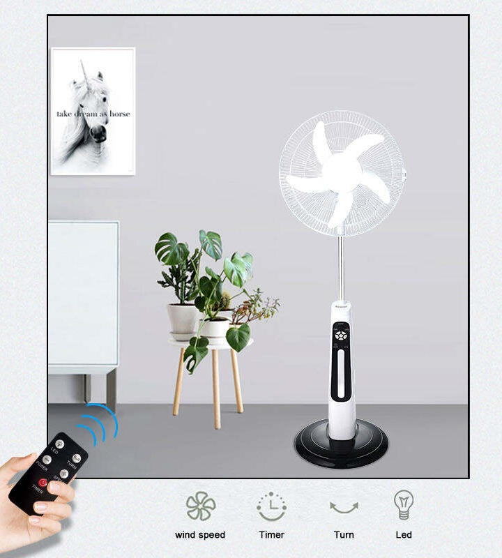 Enjoy Cool Comfort with Ani Technology's Solar Rechargeable Fan