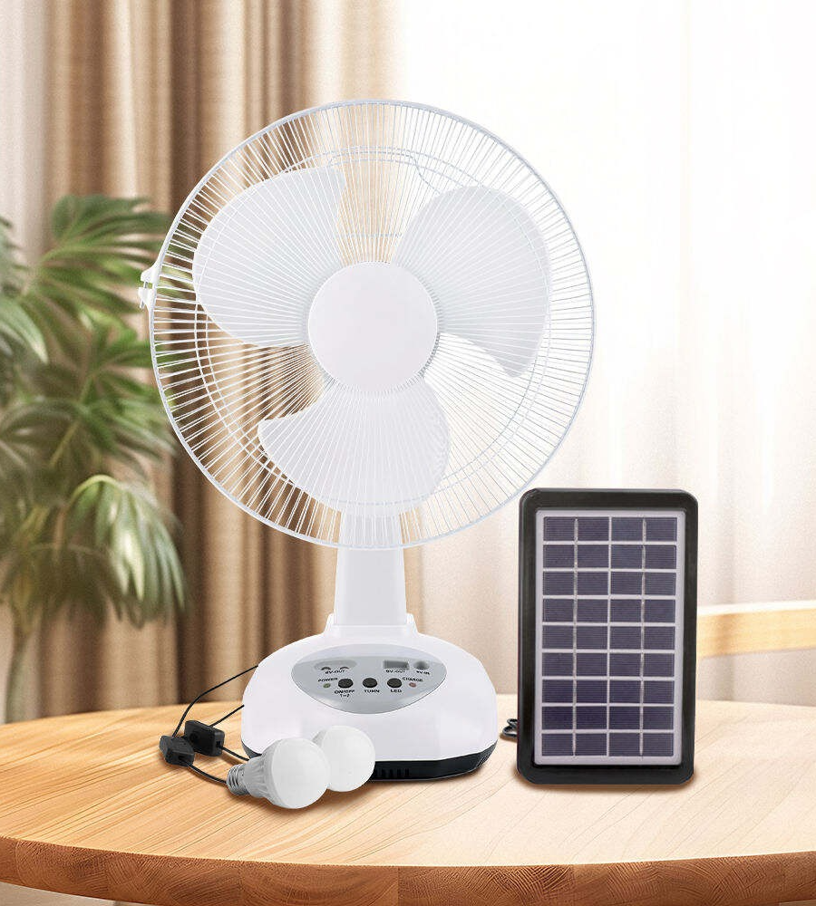 Eco-Friendly Breezes: Ani Technology's Solar Table Fan for Sustainable Comfort