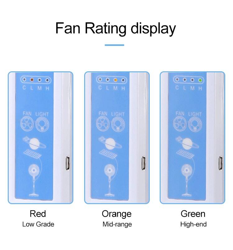 LD-421 battery operated 16 Inch rechargeable solar panel fan solar powered outdoor fans solar fan with remote brushless dc motor manufacture