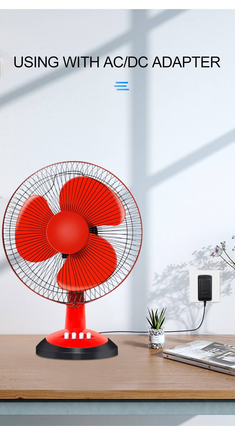 12" Table DC Fan 12v Solar DC Fan Plastic CB Ce Floor Air Cooling Fan ROHS Cheap Price - FD630 factory