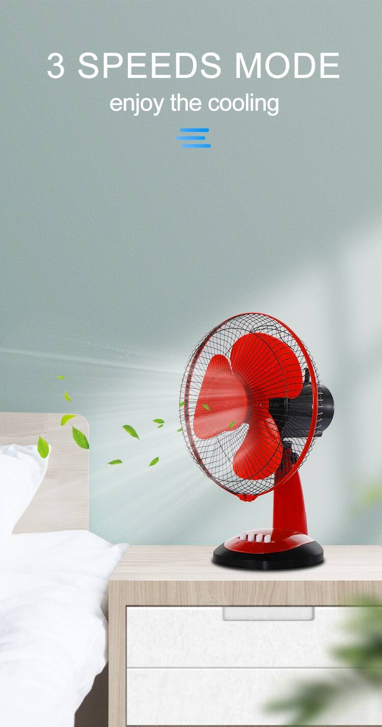 12" Table DC Fan 12v Solar DC Fan Plastic CB Ce Floor Air Cooling Fan ROHS Cheap Price - FD630 supplier