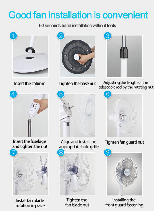 FS7411 14 '' pedestal fan details