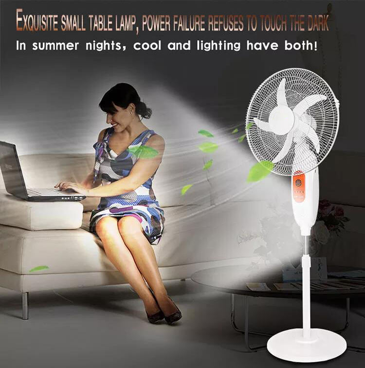 LD-8816 16 Inch Hot Sales ACDC Rechargeable Solar Electric Floor Stand Fan Remote Control Emergency Fan for Home and Outdoor supplier