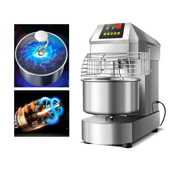 Save time and energy in the kitchen with a handy cake and bread mixer