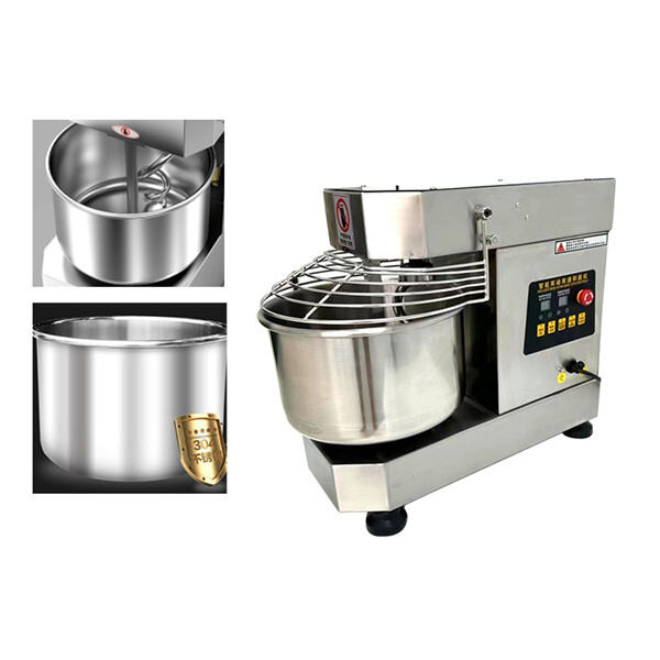 Save time and energy with a countertop dough mixer