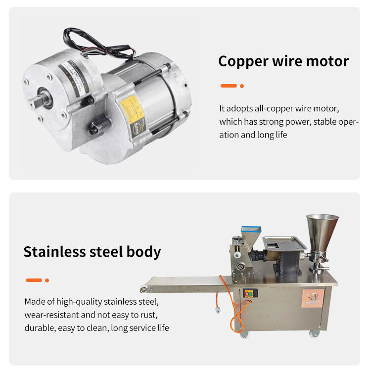 Desktop Smallest Electric 110v-220v Dumpling Wonton Baozi Sumai Making Machine With Mould Changed MeiJin manufacture