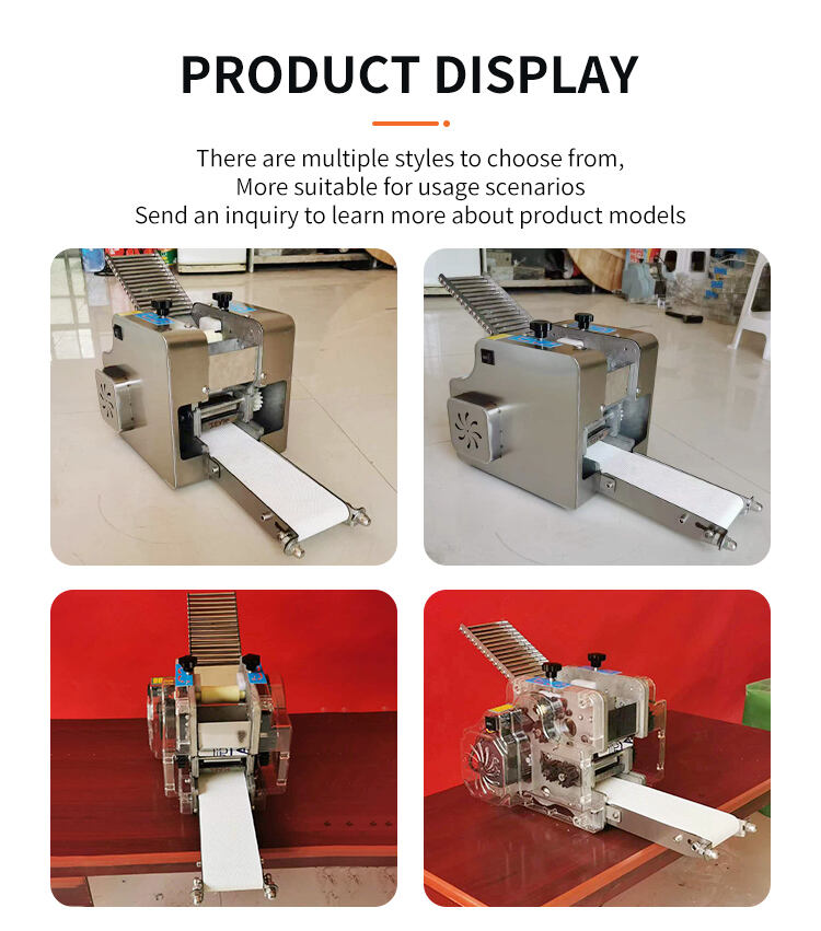 factory direct sale small automatic press pastry dumpling skin wrapper making machine manufacture