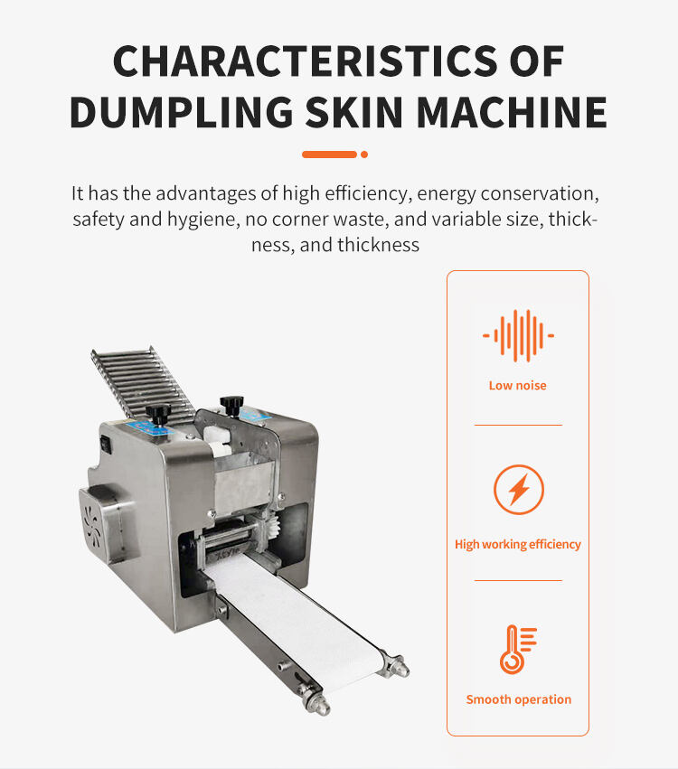 Small Momo Dumpling Skin Wrapper Making Machine details