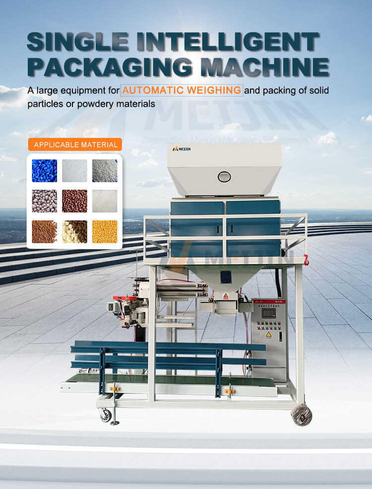 Factory Price Multi-Function Packaging Machine Clamp Rod Type Granule Double Bucket Packing Machine manufacture