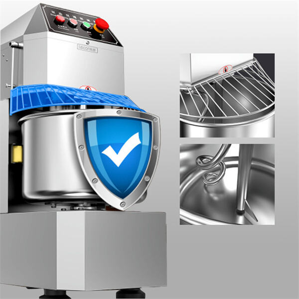 Peralatan gred komersial untuk penyiapan adonan profesional.