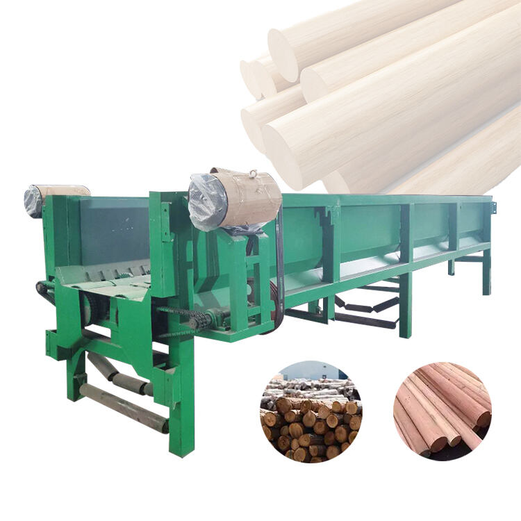 Wood peeling machine