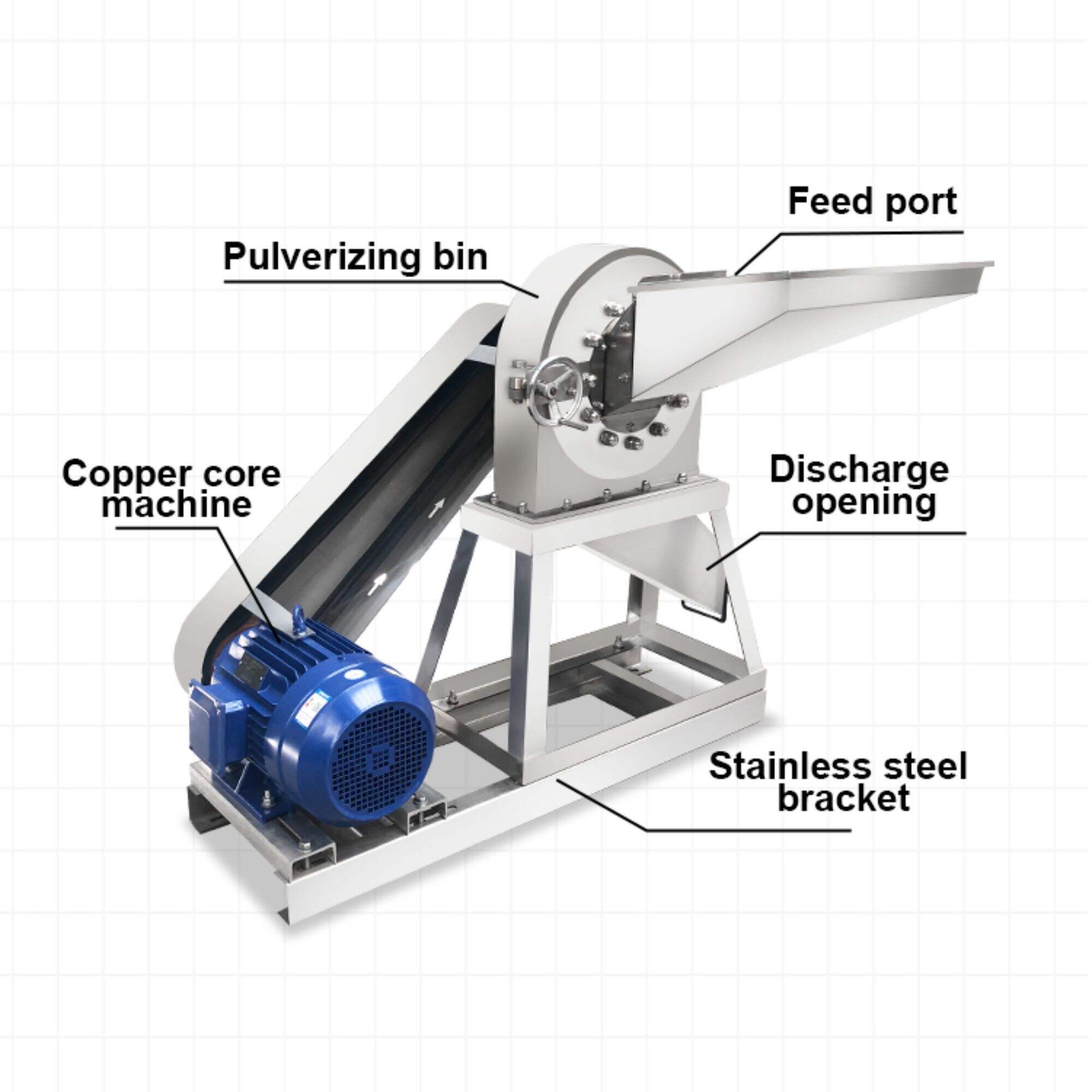 Stainless Steel Toothed Claw Crusher Production Line