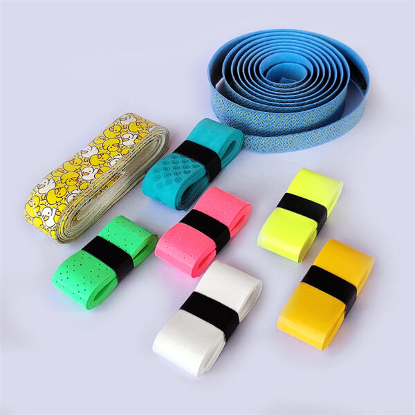 Safety in tennis racket tape: