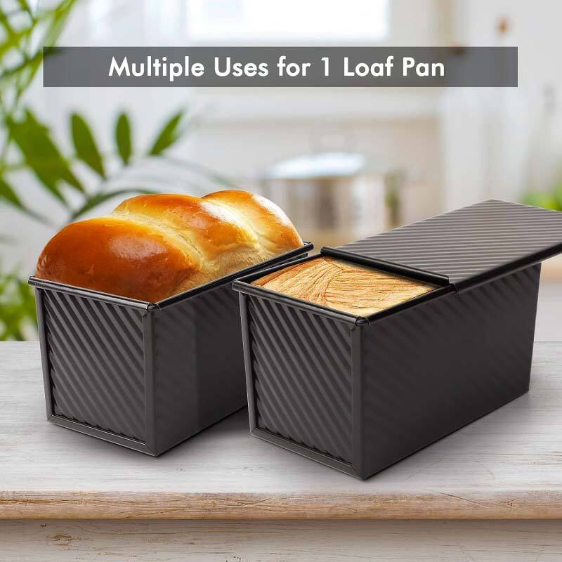Nonstick Loaf Bread Pan, Mini Loaf Pan Toast Baking Mold, Carbon