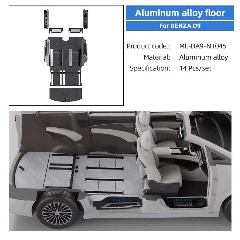 Elevate your design with the sleek and versatile Denza D9 aluminum alloy floor