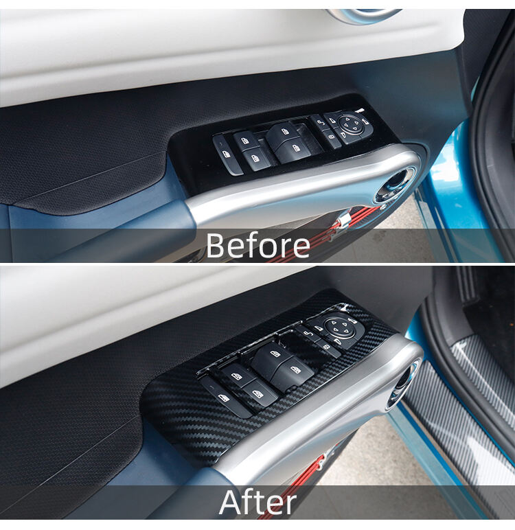 Car Interior Decoration Accessories LHD Window Glasses Lift Button Panel Armrest Window Rises Cover For BYD ATTO 3 Yuan Plus manufacture