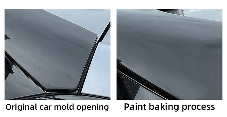 Car Rear Roof Wing Spoiler ABS Carbon Fiber Rear Trunk Spoilers For BYD ATTO 3 Atto3 Yuan Plus Accessory manufacture