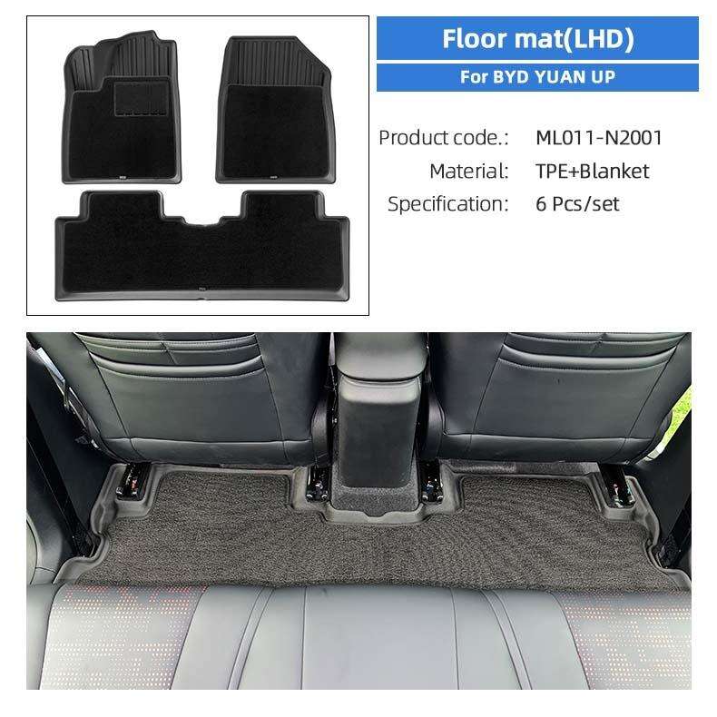 Apa Saja Bahan Terbaik yang Digunakan pada Alas Lantai BYD Yuan UP?