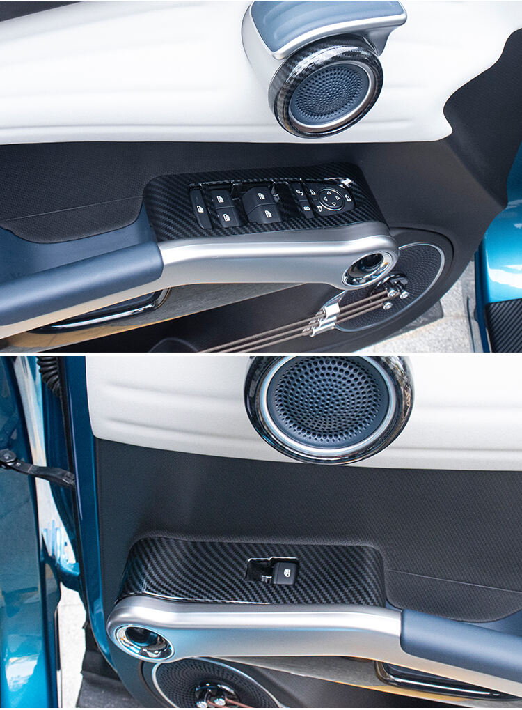 Car Interior Decoration Accessories LHD Window Glasses Lift Button Panel Armrest Window Rises Cover For BYD ATTO 3 Yuan Plus manufacture