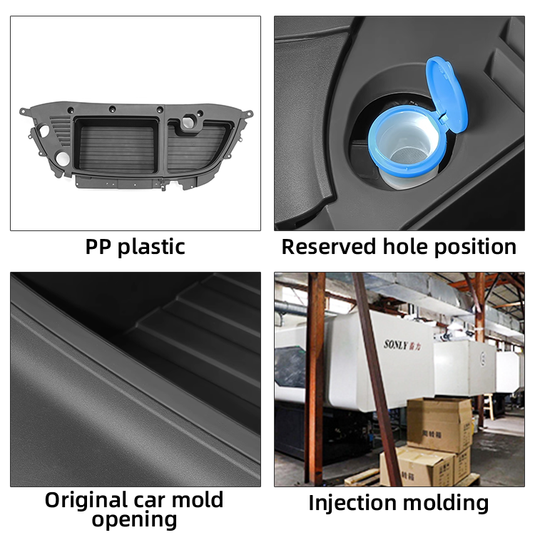 ATTO 3 Front Trunk Storage Box Frunk Organizer ATTO3 Multi Function Car Organizers For BYD Yuan Plus 2024 LHD manufacture