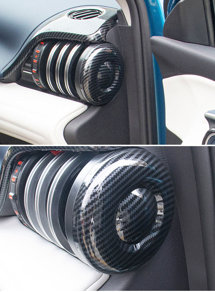 Car Interior Parts ABS Imitate Carbon High Quality Air Conditioner Vent Cover Outlet For BYD Yuan Plus ATTO 3 Accessories supplier
