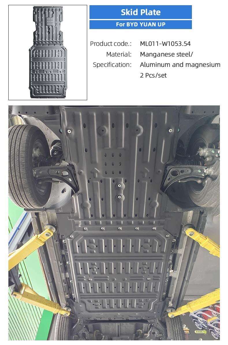 Potencie el rendimiento fuera de carretera de su BYD Yuan con placas anticolisión mejoradas