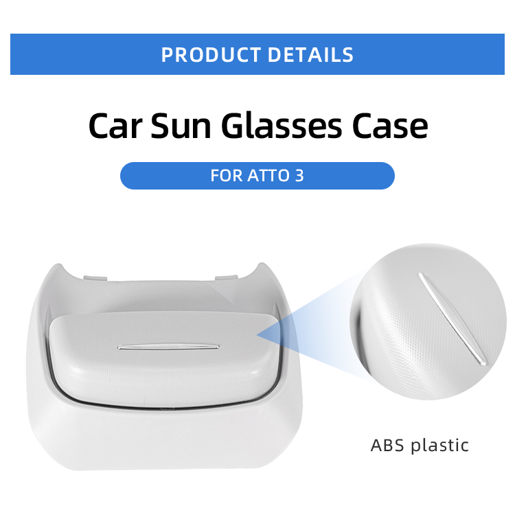 Car Glasses Case ABS Plastic Sunglasses Storage Clip Car Sunglasses Package For BYD ATTO 3 Yuan Plus Accessories factory
