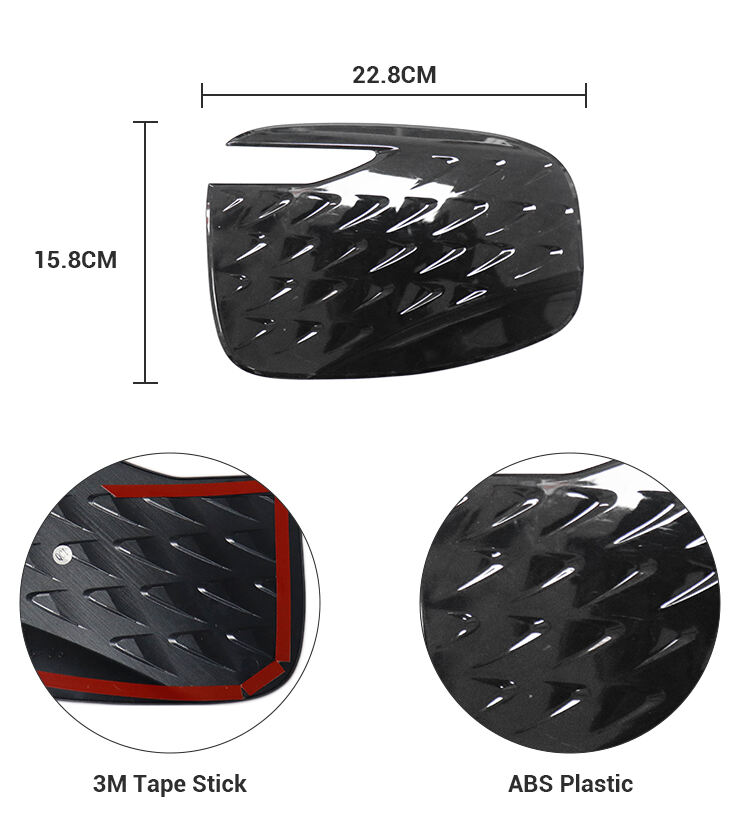 ABS Glossy Black Car Exterior Decoration Trims Accessories Charging Port Cover For BYD ATTO 3 Yuan Plus 2023 manufacture