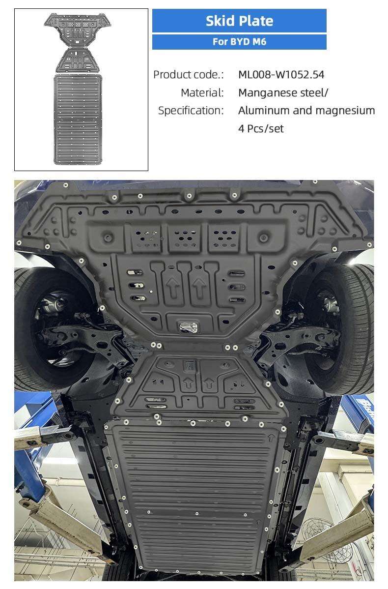 Enhance your retail offering with the best quality BYD Emax7 skid plates:
