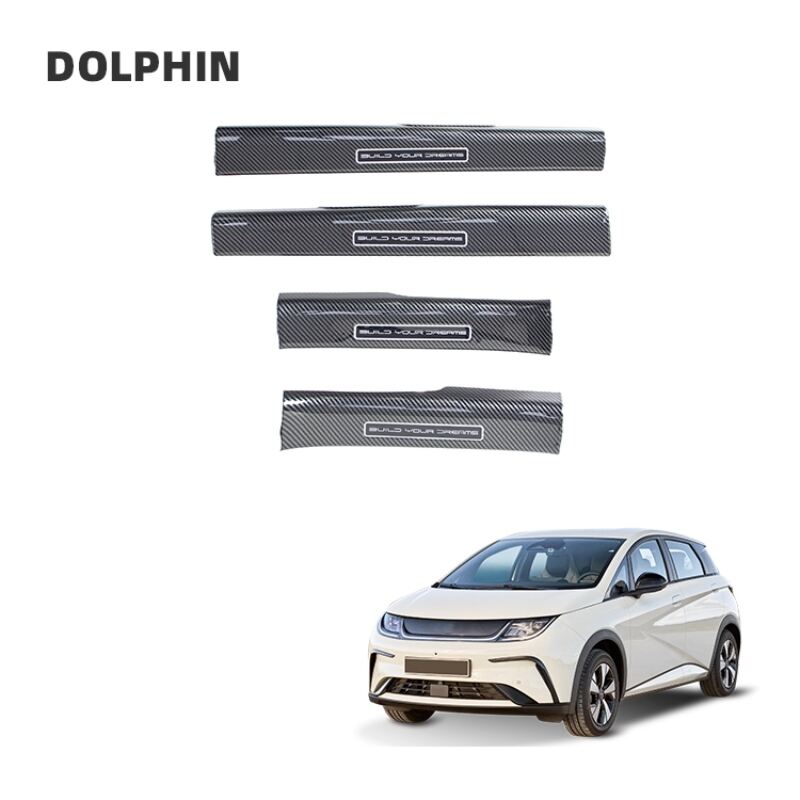 Threshold Guard Plate Door Sill Scuff Plate Cover Trim Door Edge Protective Step Sill Protection For BYD Dolphin Electric 2023