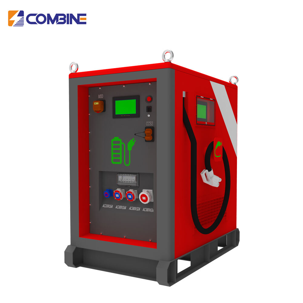 Combine 60 KWh Energy Storage System Mobile Charging Station