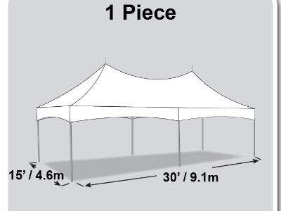 40'x100' clear wedding tents for sale