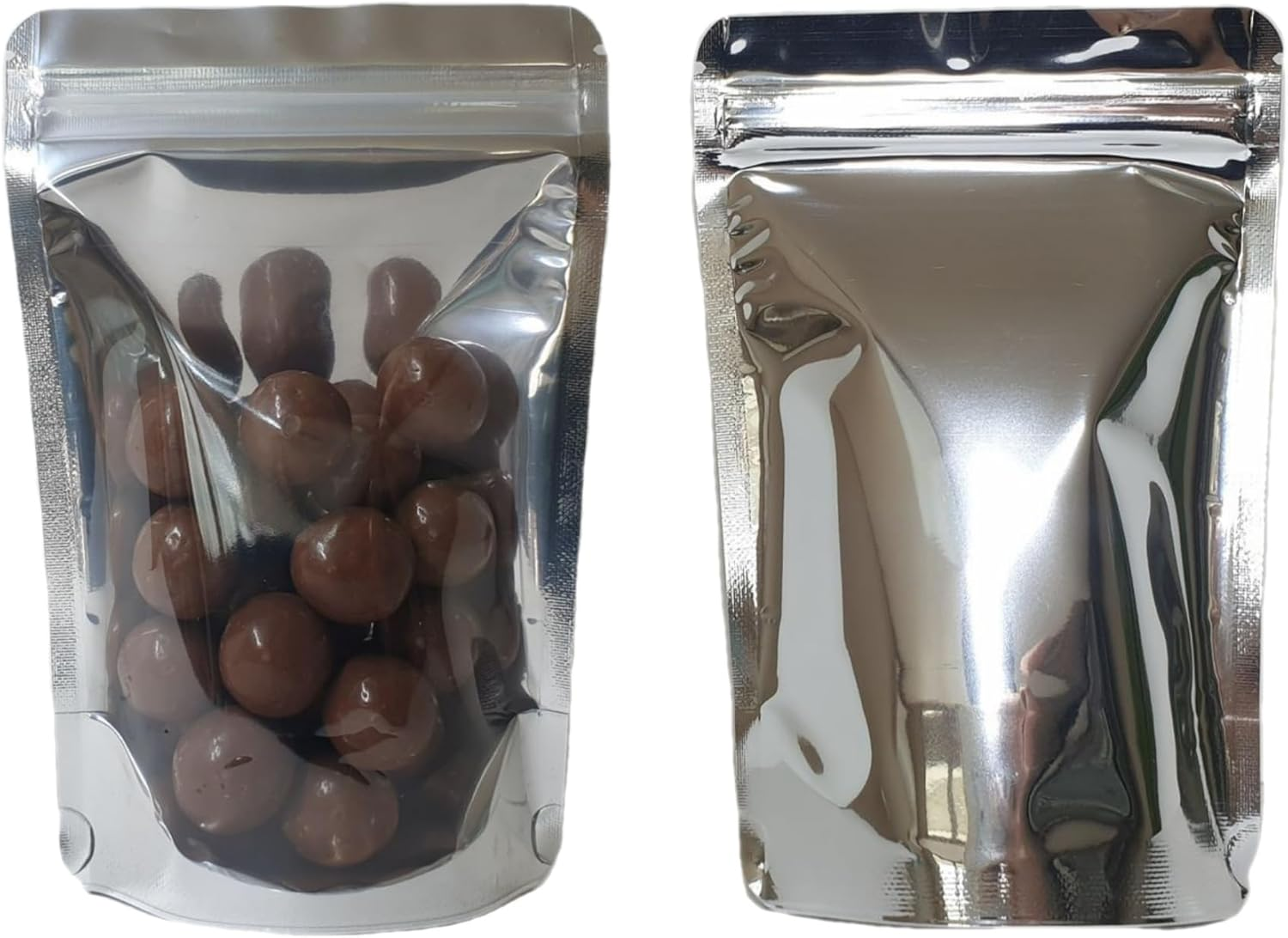product custom aluminum foil custom zipper ziplock transparent stand up pouch nut  kernels dried fruit candy food packaging mylar bag-4