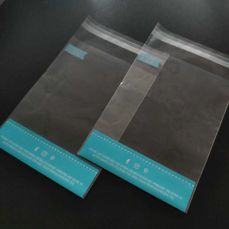 Clear OPP Packaging Bag High Transparent BOPP Plastic Self Adhesive Seal Bag With Resealable Glue Tape For Clothing Underwear manufacture